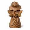 Figurine fée des champs bois sculpté