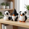 Ensemble de figurines Canard panda