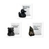 Ensemble de figurines de collection canard corbeau noir