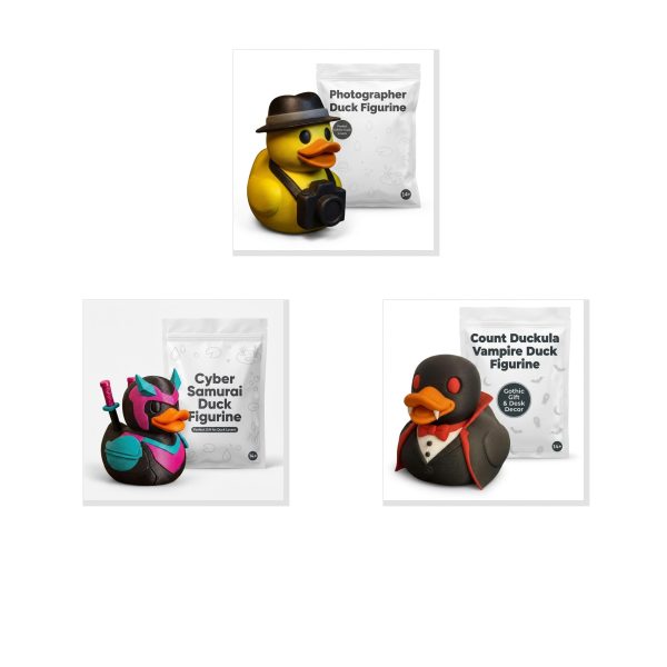 Spooky Duck Figurine Bundle