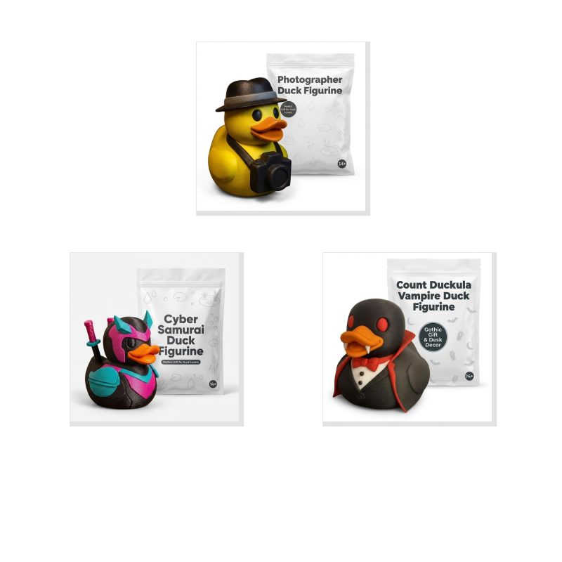 Lot de figurines de canards fantomatiques