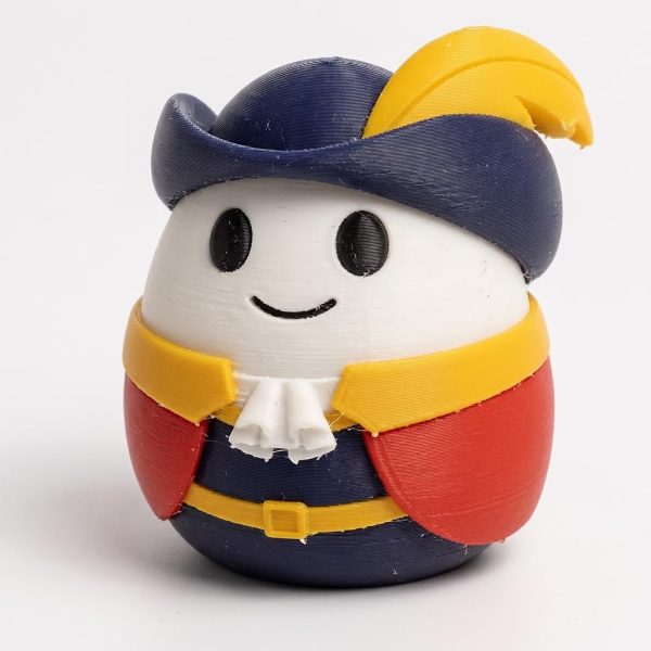Cavalier Egg Figurine