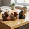 Lot de figurines de canards festifs