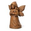 Fée gardienne du jardin sculptée façon bois
