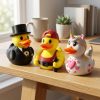 Lot de figurines de canards mignons