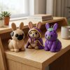 Ensemble de figurines de collection Lapin carlin