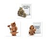 Ensemble de figurines de hibou motard