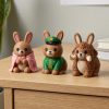Ensemble de figurines de lapin de collection