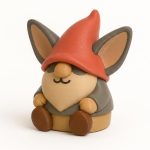 Oriental Shorthair Cat Gnome Collectible Figurine - Handcrafted Desk Accent for Home or Office Decor - Unique Gift Idea for Cat Lovers - 3D Printed in Canada