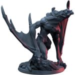 Vampire Night Shrieker Collectible Figurine - Striking Gothic Horror Display for Dark Fantasy Decor and Unique Gifts - 3D Printed in Canada