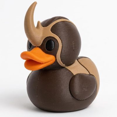 Hercules Beetle Duck Collectible Figurine - Unique Desk Decor for Adults – 3D Printed in Canada