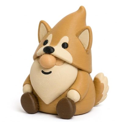 Canaan Dog Gnome Buddy Collectible Figurine - Unique Desk Decor for Adults – 3D Printed in Canada