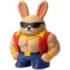 Ensemble de figurines lapin Chad synthwave