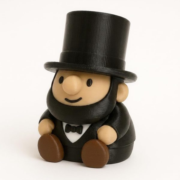 Abraham Lincoln Gnome Figurine