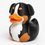 Bernese Mountain Dog Duck Collectible Figurine - Unique Desk Decor for Adults – 3D Printed in Canada