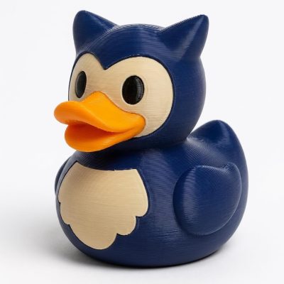 Night Owl Duck Collectible Figurine - Unique Desk Decor for Adults – 3D Printed in Canada