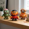 Lot de figurines citrouilles effrayantes