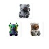 Lot de figurines ourson en peluche sci-fi