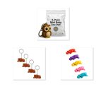 Mini Zou Collectible Figurine Bundle of 3 - Owl, Bear, T-Rex - Charming & Whimsical Adult Desk Decor - 3D Printed in Canada