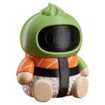 Wasabi Robot Collectible Figurine - Unique Desk Decor for Adults – 3D Printed in Canada