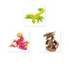 Ensemble de figurines de dragon Vector