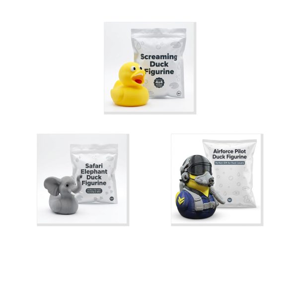 Duck Figurine Bundle Screaming Elephant