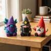 Ensemble de figurines de gnomes humoristiques