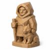 Figurine sculptée bois Compagnon nordique