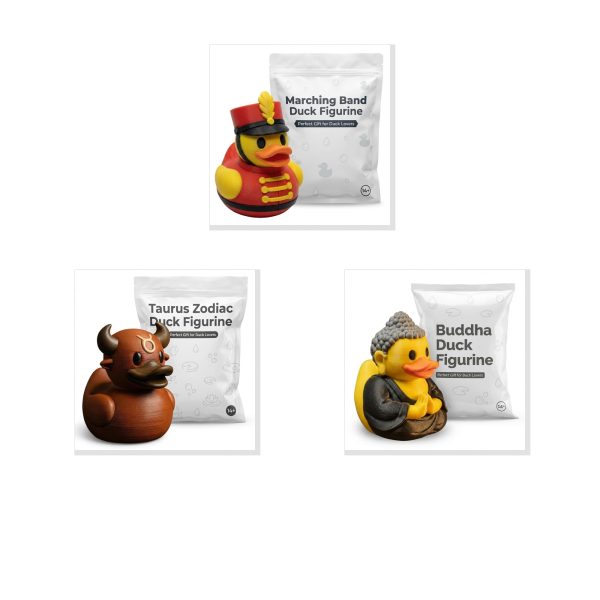 Duck Figurine Bundle Marching Band Taurus Buddha