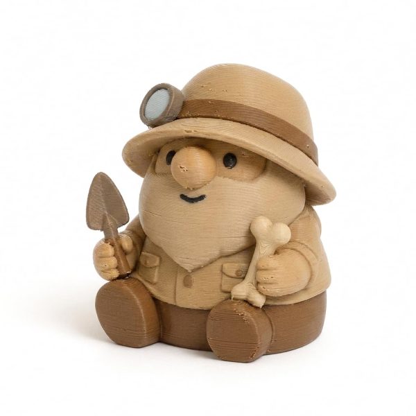 Archaeologist Gnome Figurine