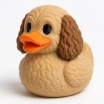Cockapoo Duck Collectible Figurine - Unique Desk Decor for Adults – 3D Printed in Canada