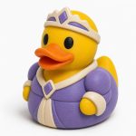 Duchess Duck Collectible Figurine - Regal Shelf Decor for Adults – 3D Printed in Canada