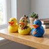 Figurine de canard masque vaudou