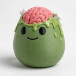 Brain Rotting Eggling Collectible Figurine - Unique Desk Decor for Adults – 3D Printed in Canada
