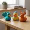 Lot de canards paon et bain moussant