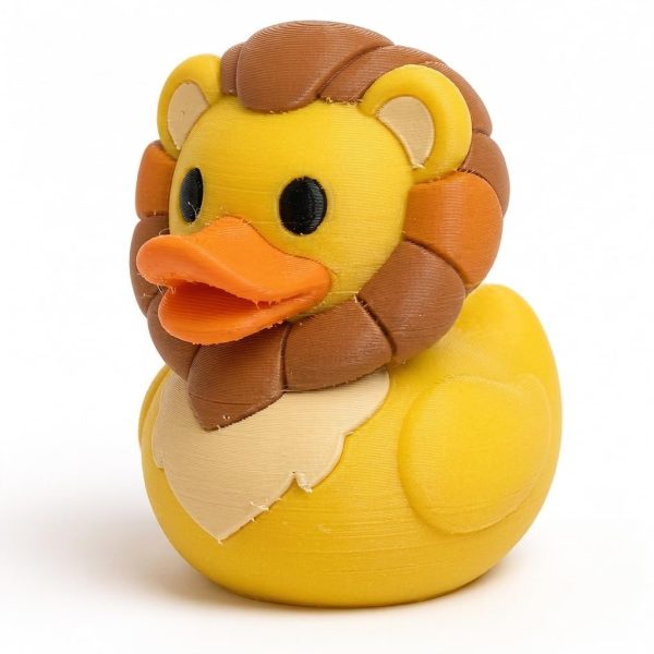 Leo Lion Duck Figurine