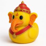 Ganesha Duck Collectible Figurine - Unique Desk Decor for Adults – 3D Printed in Canada — 3D Printed Ducks by 3DCentral
