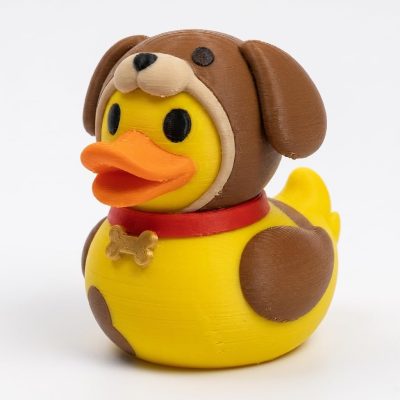 Chinese Zodiac Dog Collectible Duck Figurine - Unique Desk Decor for Adults – 3D Printed in Canada