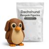 Lot de figurines canard, pingouin et gnome