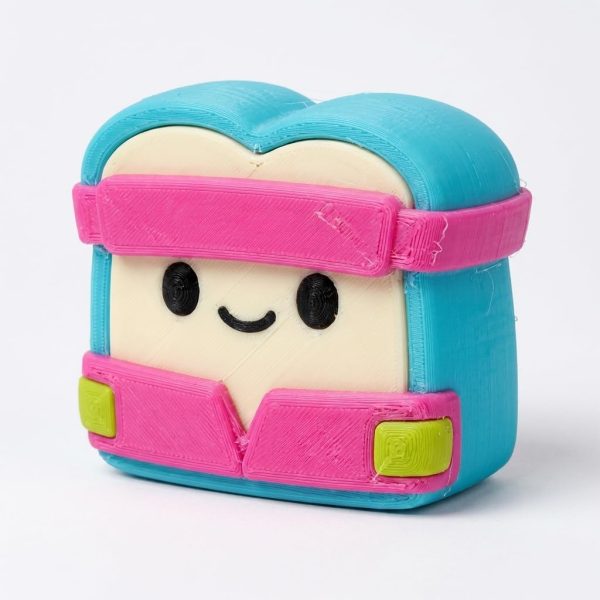 Neon Toast Figurine
