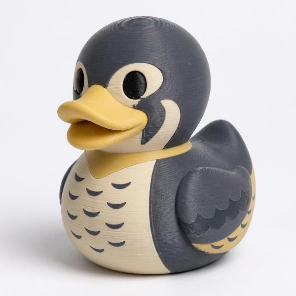 Peregrine Falcon Duck Figurine