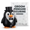 Ensemble de figurines pingouin marié, lapin et canard