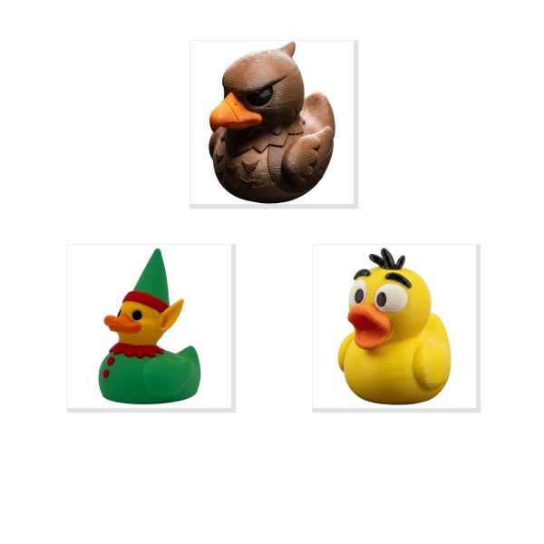 Lot de figurines Canard faucon