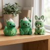 Ensemble figurine lait frappé au trèfle