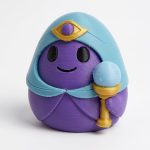 Seer Eggling Collectible Figurine - Unique Desk Decor for Adults – 3D Printed in Canada