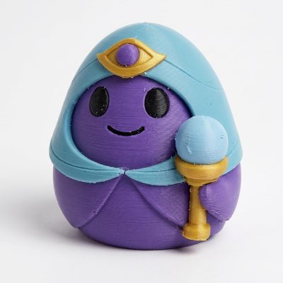 Seer Eggling Collectible Figurine - Unique Desk Decor for Adults – 3D Printed in Canada