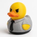 Mildly Infuriated Duck Collectible Figurine - Unique Desk Decor for Adults – 3D Printed in Canada