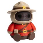 Canadian Mountie Robot Collectible Figurine - Unique Desk Decor for Adults – 3D Printed in Canada