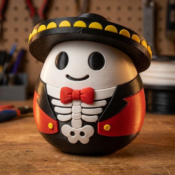 Skeleton Mariachi Figurine