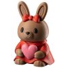Ensemble varié de figurines de lapins
